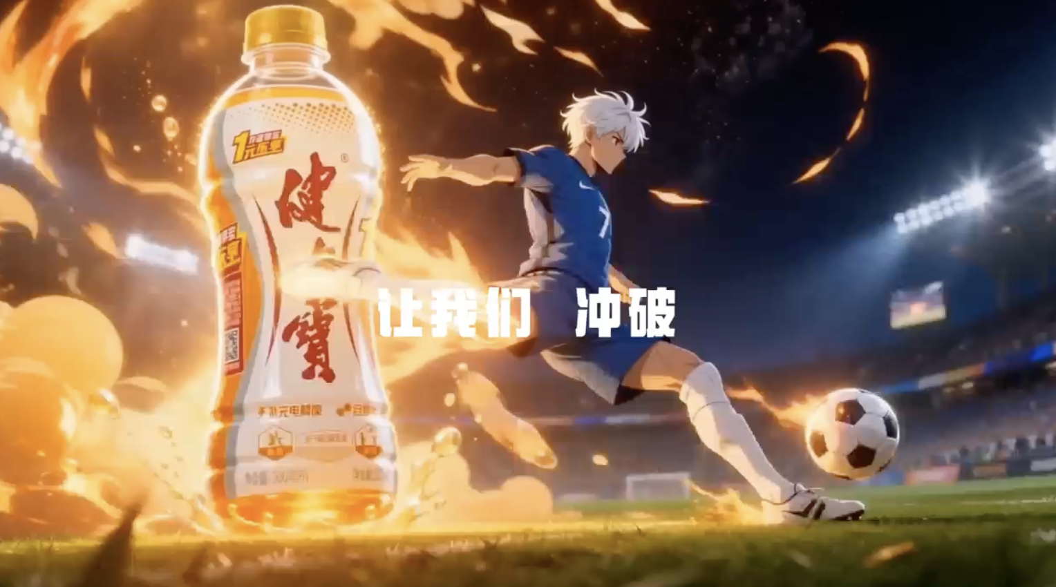 健力宝AI宣传片
